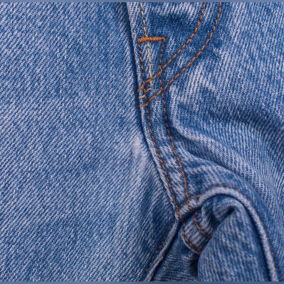 LEVIS 501 Vintage Straight-Leg Stonewashed Blue Distressed Denim Jeans Sz. 25 - Picture 4 of 14